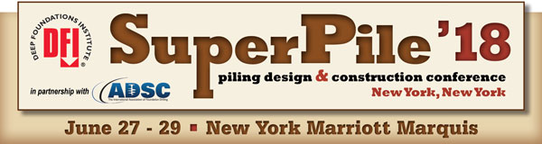 SuperPile_18 piling design construction conference new york